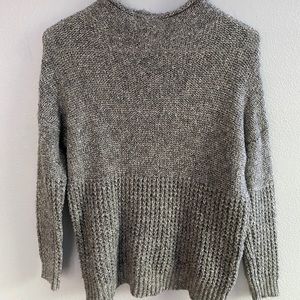 Grey high neck sweater